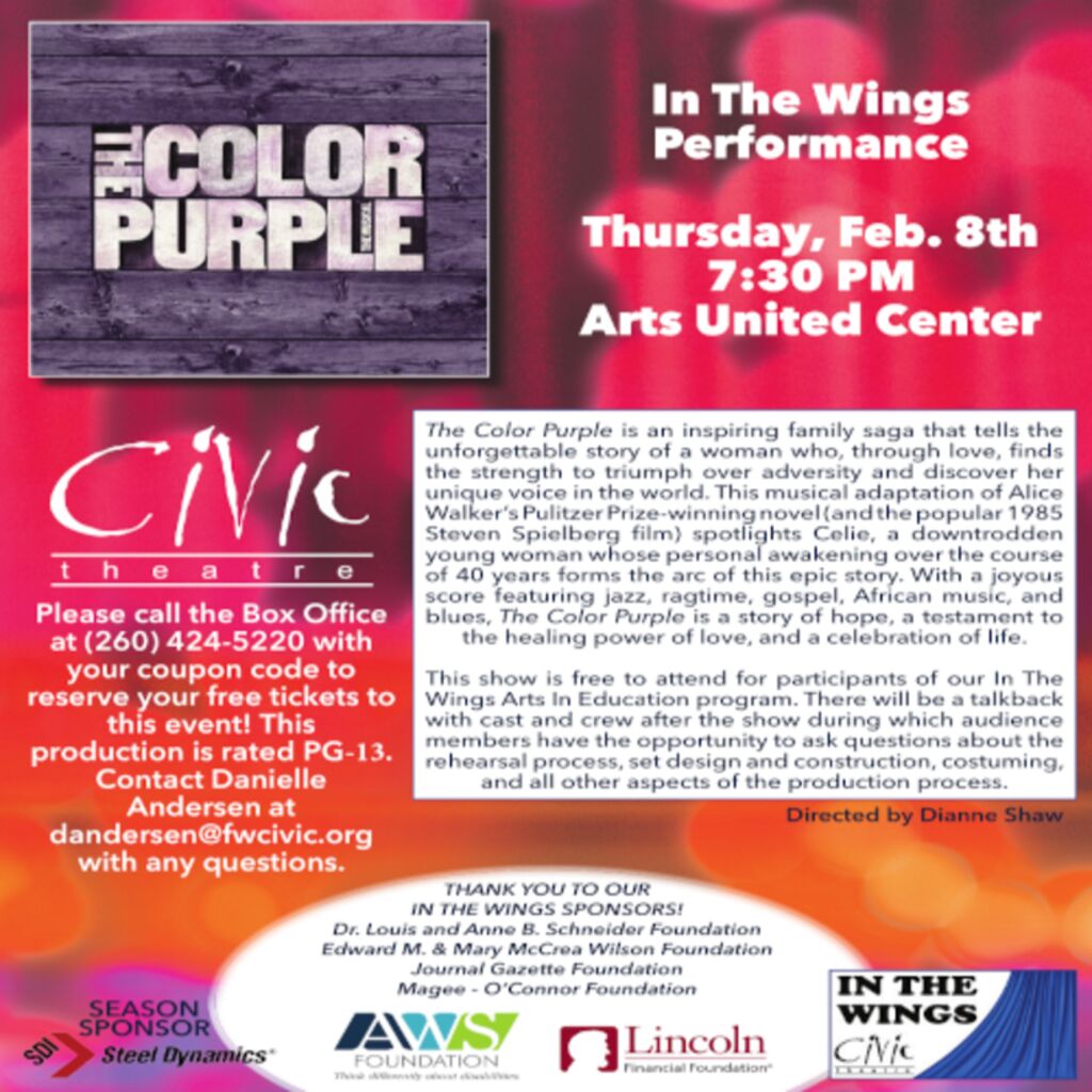 thumbnail of the-color-purple-flyer-in-the-wings